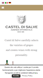 Mobile Screenshot of casteldisalve.com