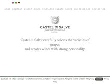 Tablet Screenshot of casteldisalve.com